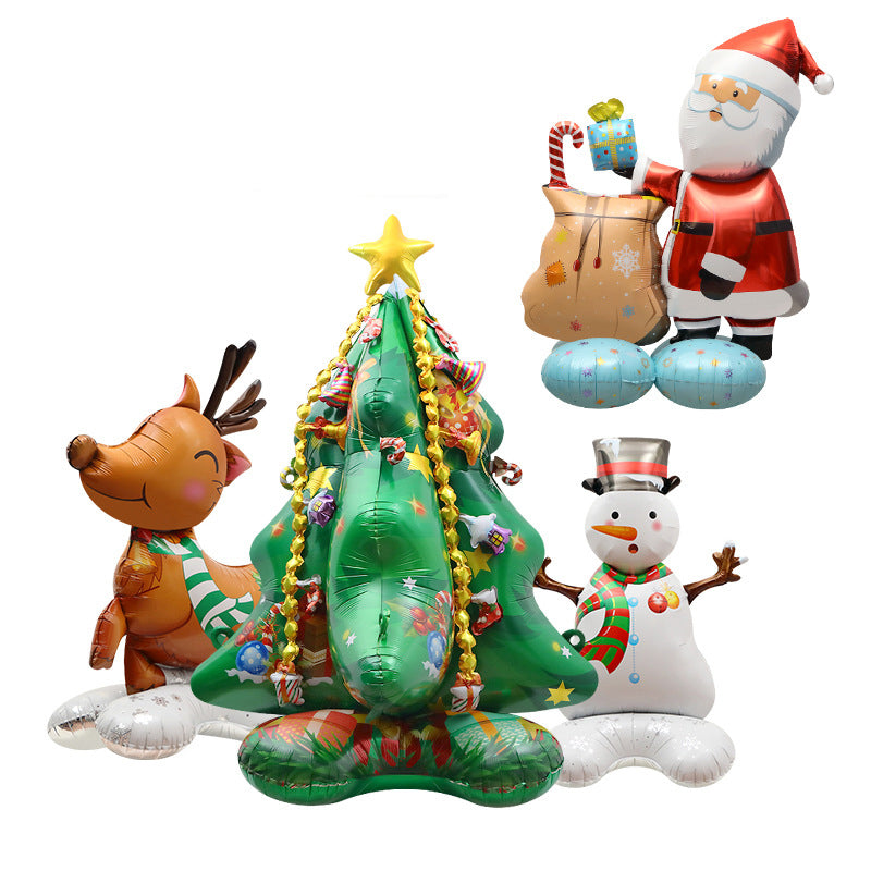 Christmas 3D Cartoon Oversized Foil Balloon