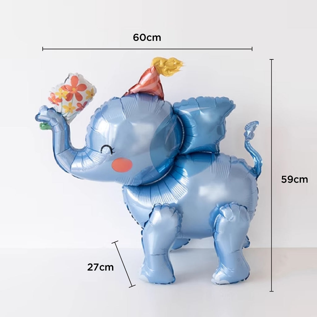 4D Standing Unicorn Animal Dinosaur Foil Balloon Individual