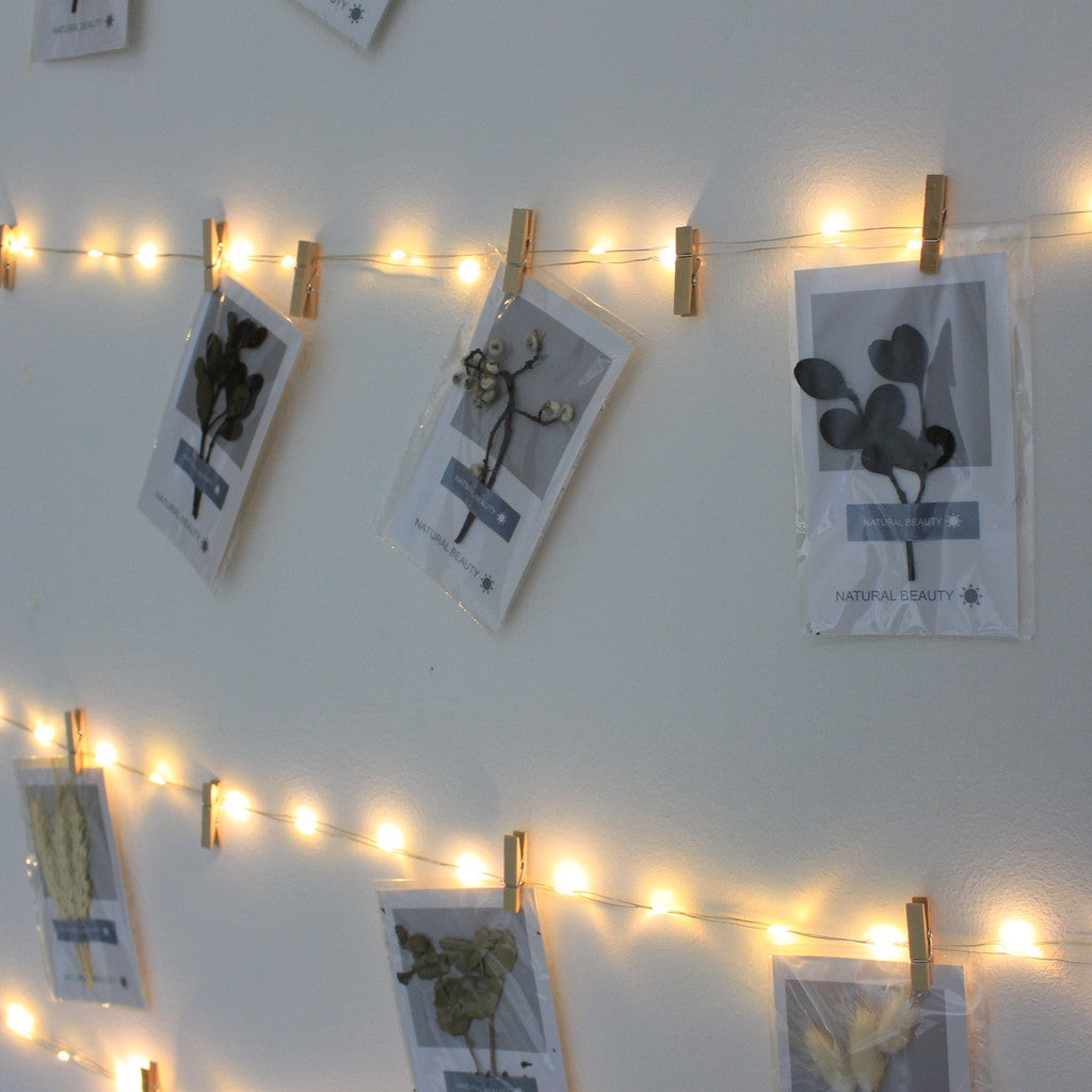 Christmas Wooden clips for photo hanging and decoration