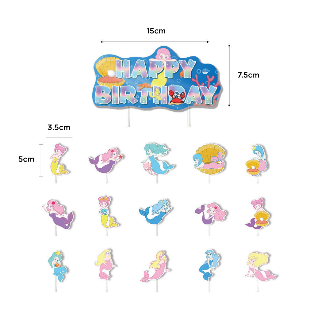 Mermaid Balloon Birthday Pack