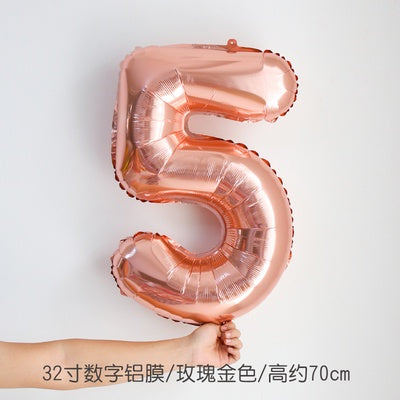 All 32inch Number Balloon No Helium 32 inch Number Balloon