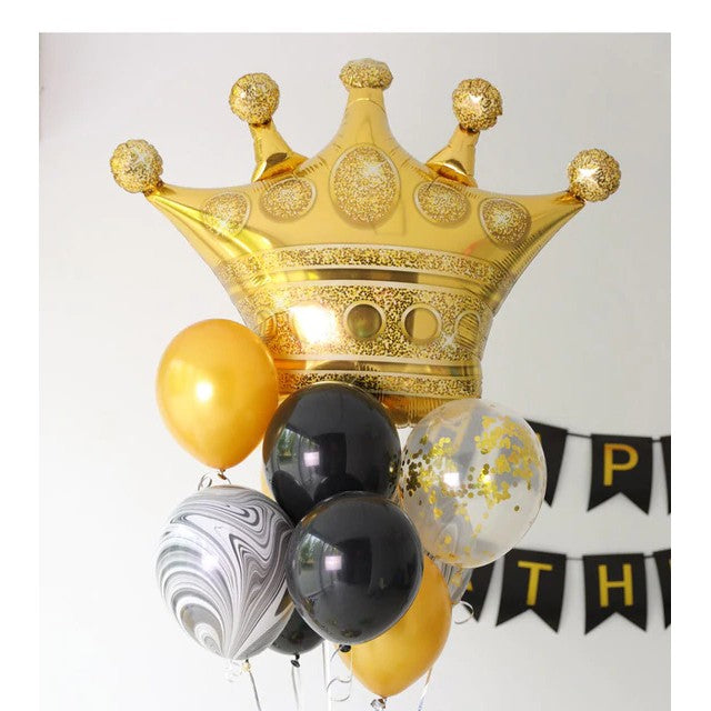 Large Size Champagne Whisky bear foil balloon for birthday party decoration
