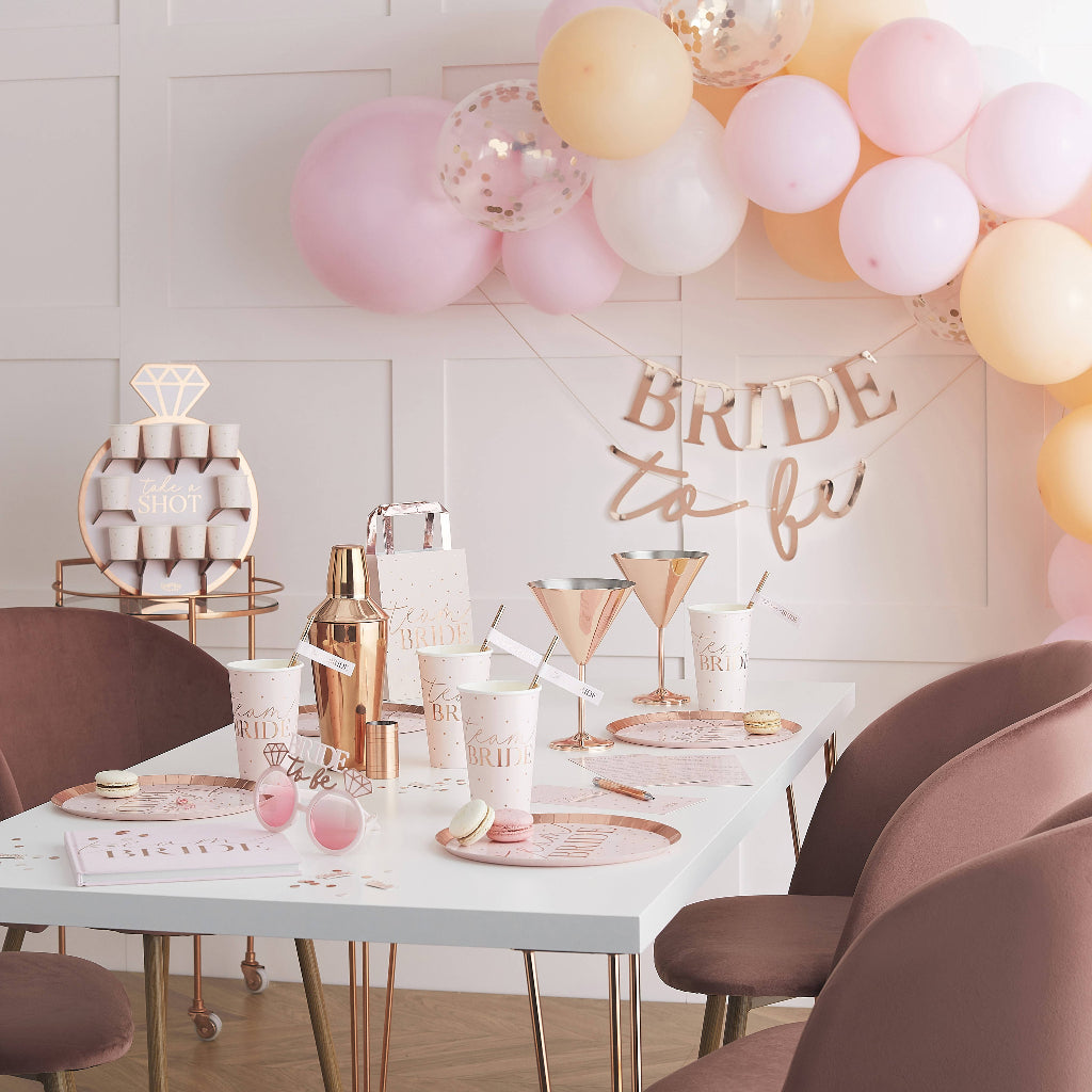 Cursive Large Font Bride to Be Banner