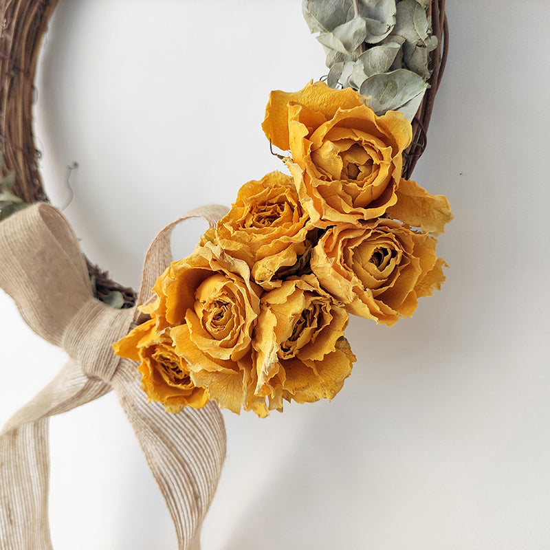 Handmade Dried Flower Wreath Decoration