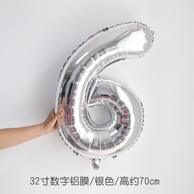 All 32inch Number Balloon No Helium 32 inch Number Balloon