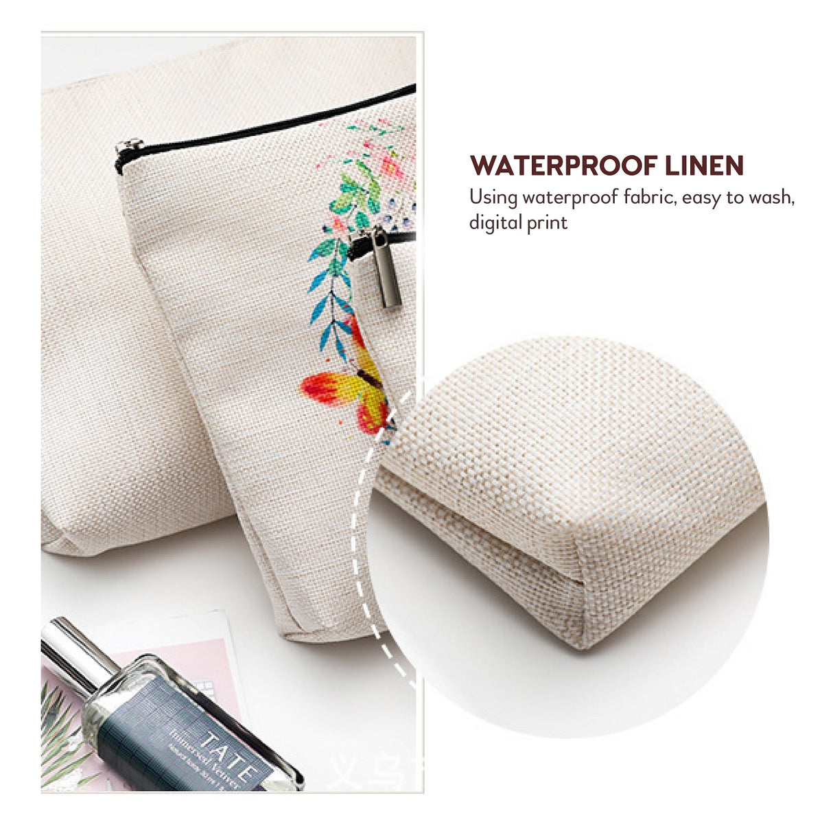 Travel Cosmetic Zipper Pouch Gift