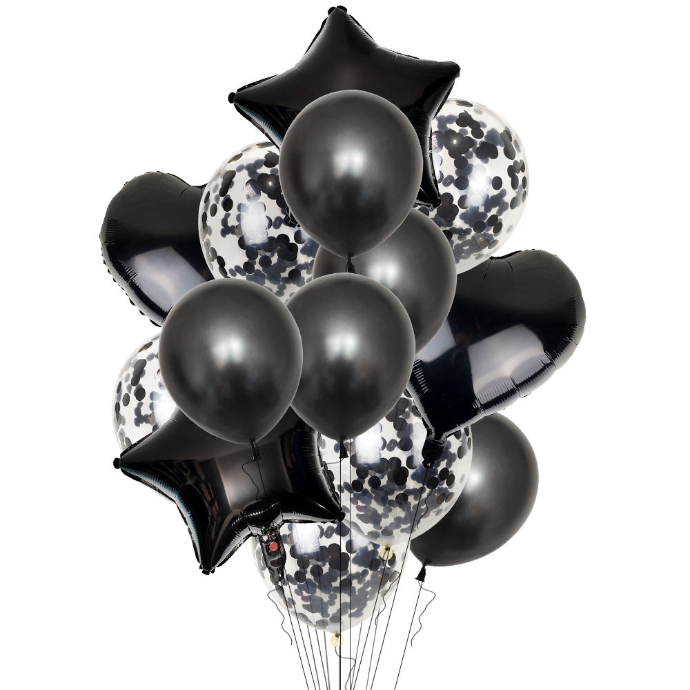 Helium inflated - 14pcs Mix Balloon Bouquet