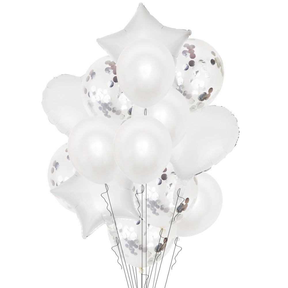Helium inflated - 14pcs Mix Balloon Bouquet
