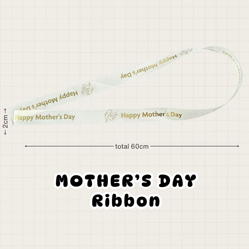 Crochet Sunflower Pot Tulip Pot Mother's Day Teachers Day Card Ribbon PVC Gift Bag