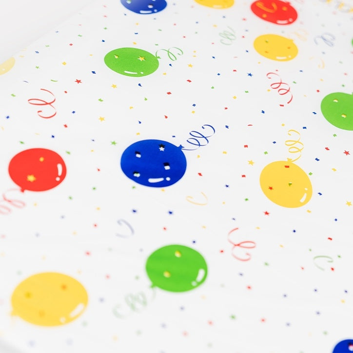 Colorful Balloon Disposable Table Cloth