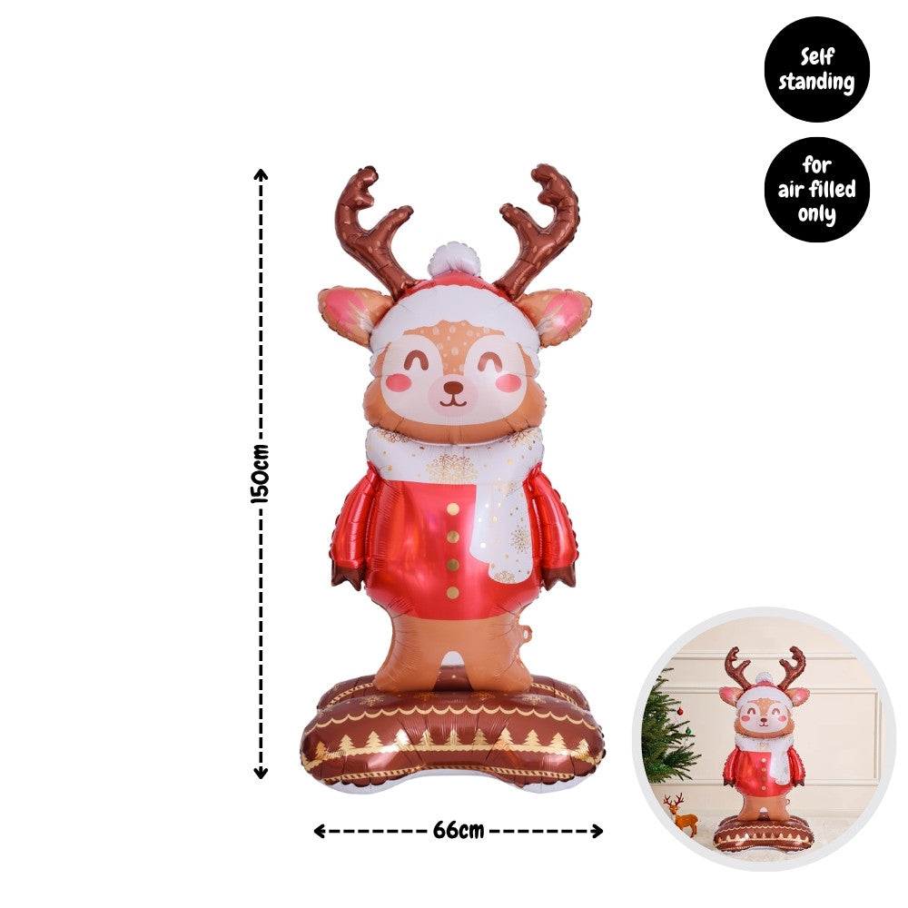 Christmas Banner balloon Decoration Backdrop Stacking display box Photo props