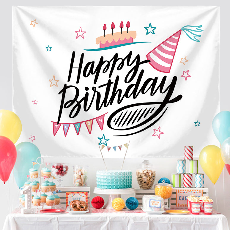 Premium Cute Cloth Backdrop for Birthday decoration