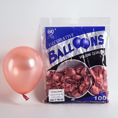 5 inch latex balloon metallic confetti solid pearl pastel chrome vintage birthday party balloon