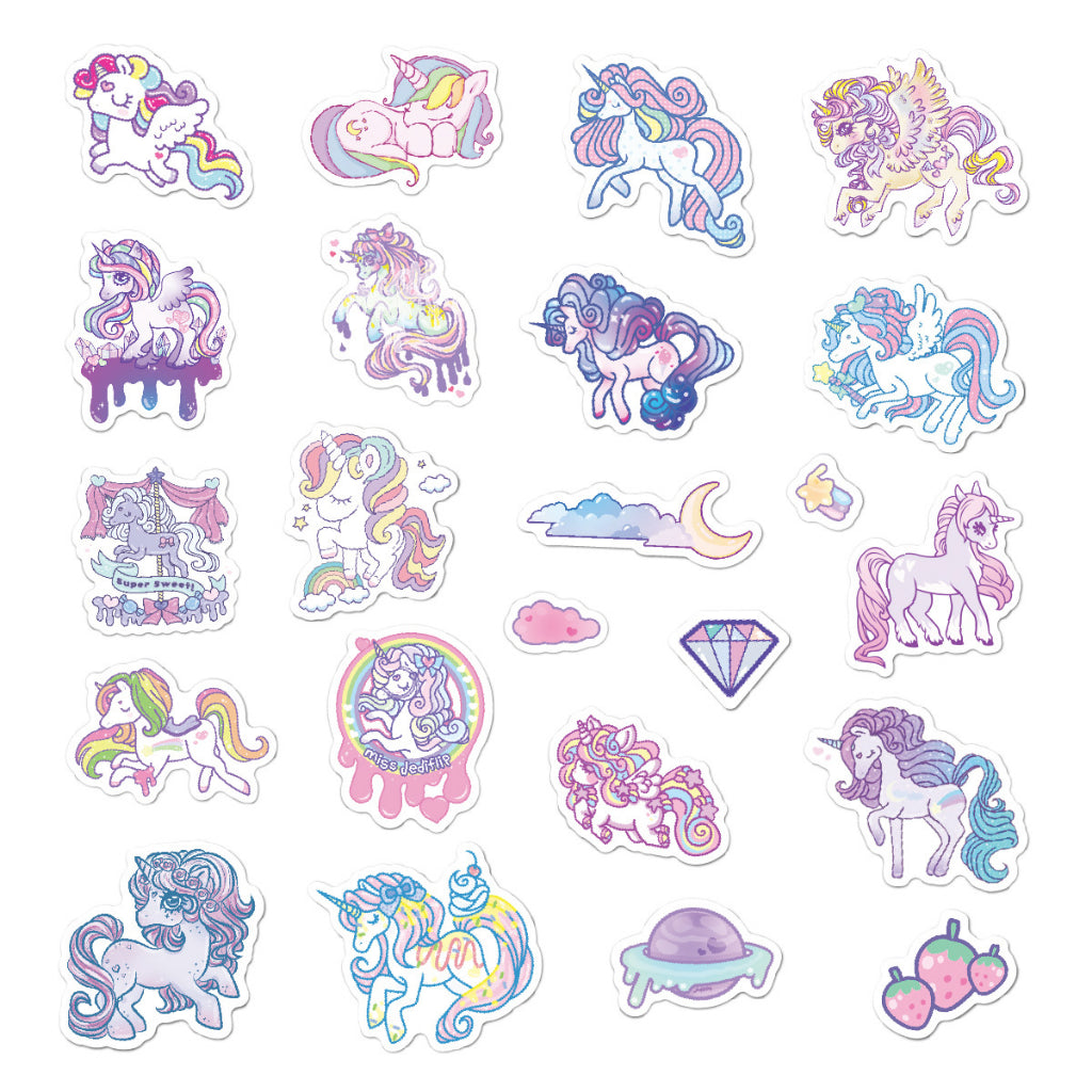 50pcs Sticker sets Cute Cartoon stickers for kids birthday goodie bag gift