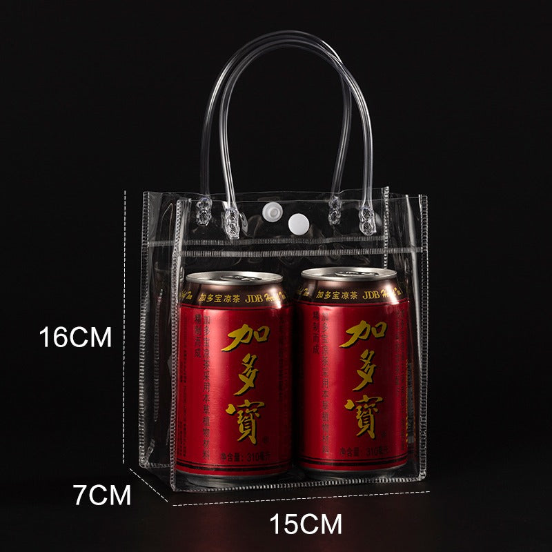 PVC Transparent Goodie Bag cute clear gift bag for birthday party event