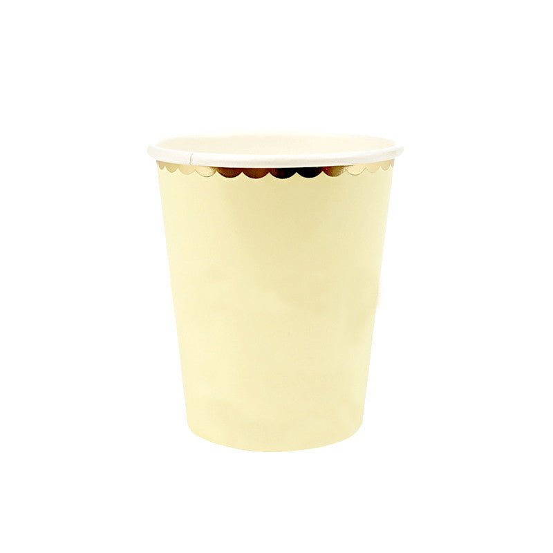 Disposable Paper Plate pastel Ice Cream Pastel Rainbow for Birthday Party