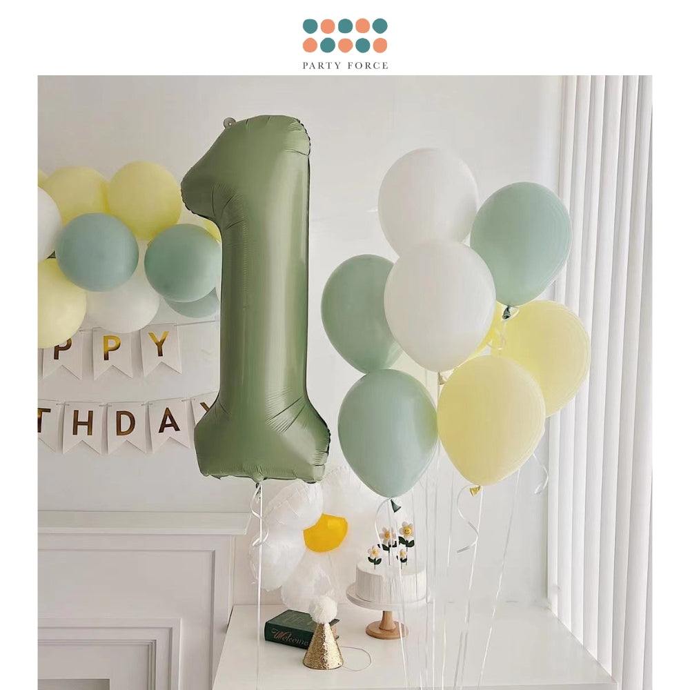 40 inch avocado number balloon for birthday party decoration