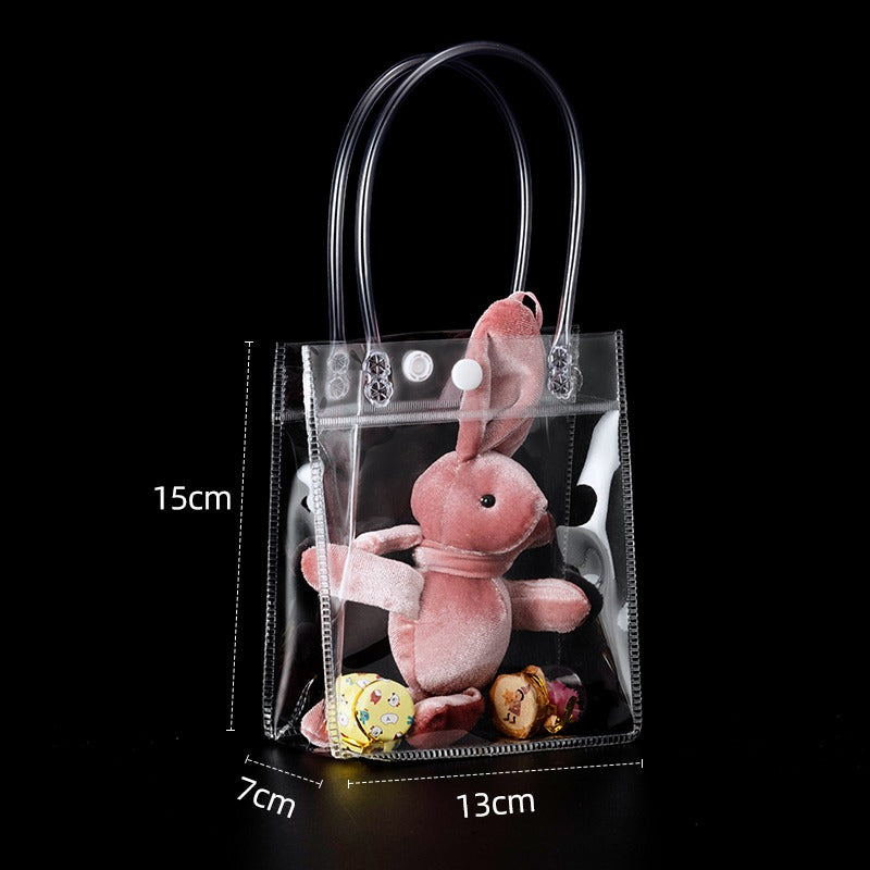 PVC Transparent Goodie Bag cute clear gift bag for birthday party event