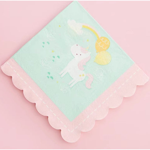 Everything Unicorn theme birthday decoration balloon banner tableware