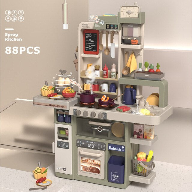 Pretend Playset Cooking Toy 93cm Kitchen cooking set With Rice Cooker Edition