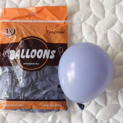 5 inch latex balloon metallic confetti solid pearl pastel chrome vintage birthday party balloon
