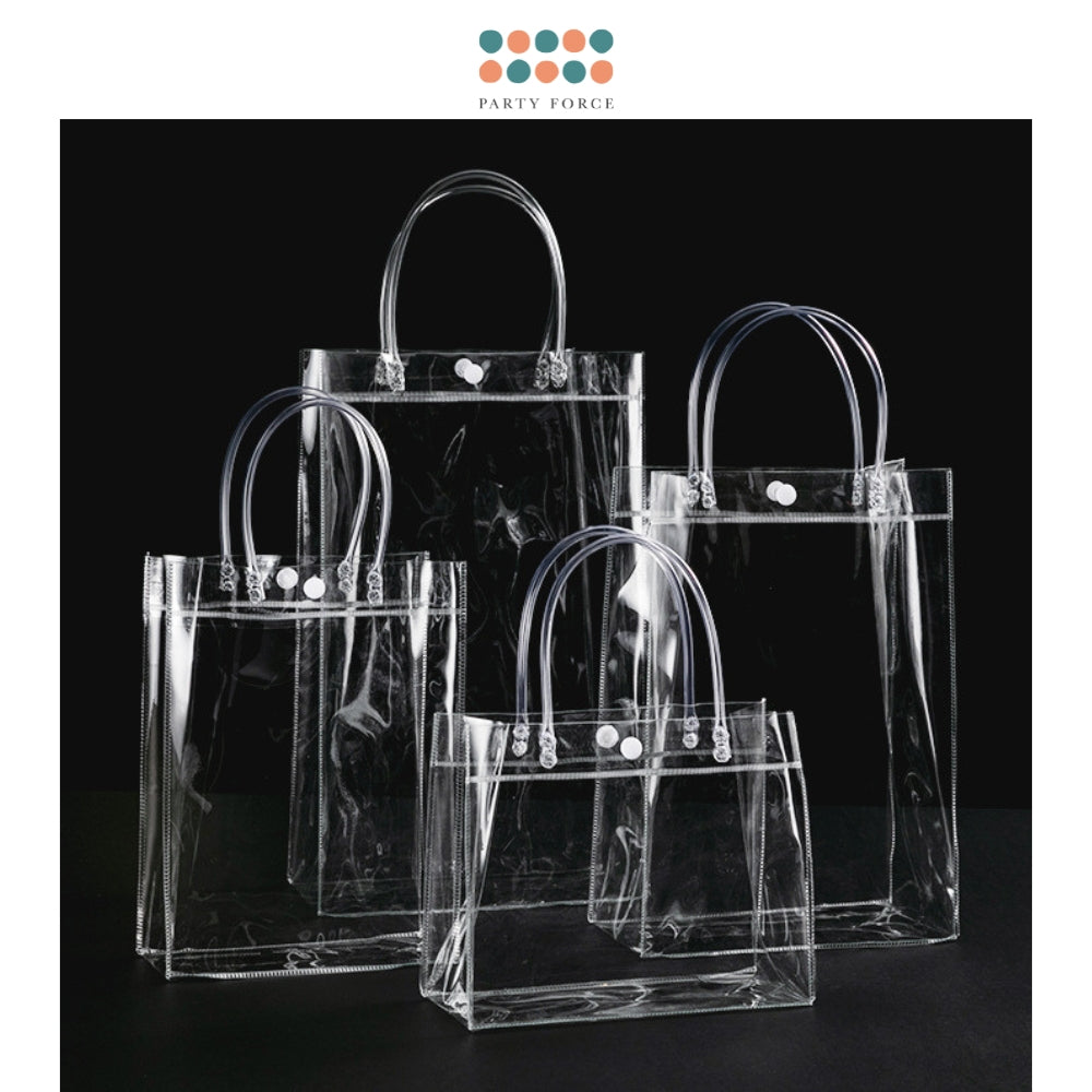 PVC Transparent Goodie Bag cute clear gift bag for birthday party event