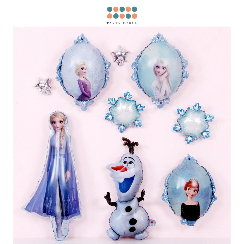 Frozen birthday balloon party decoration tableware
