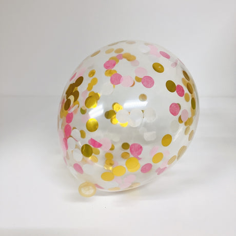 5 inch latex balloon metallic confetti solid pearl pastel chrome vintage birthday party balloon