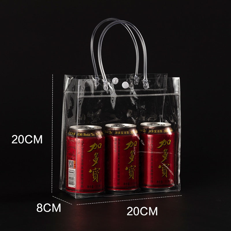 PVC Transparent Goodie Bag cute clear gift bag for birthday party event