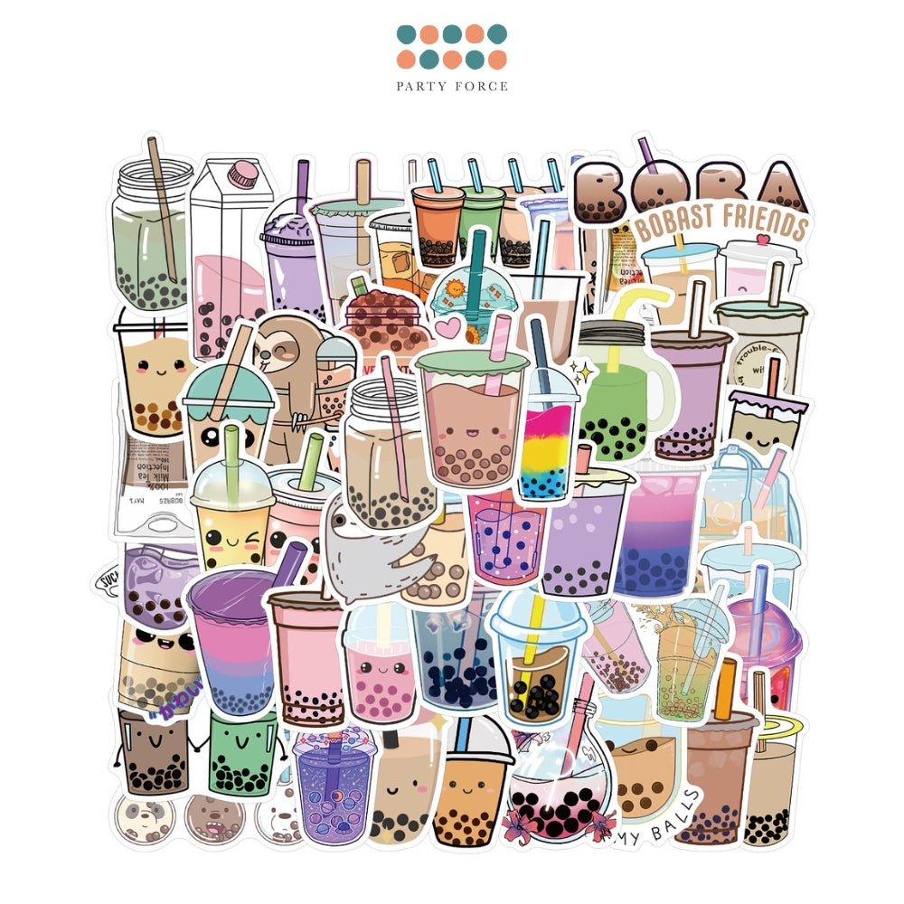 50pcs Sticker sets Cute Cartoon stickers for kids birthday goodie bag gift