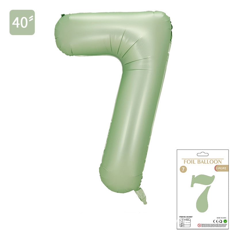 40 inch avocado number balloon for birthday party decoration