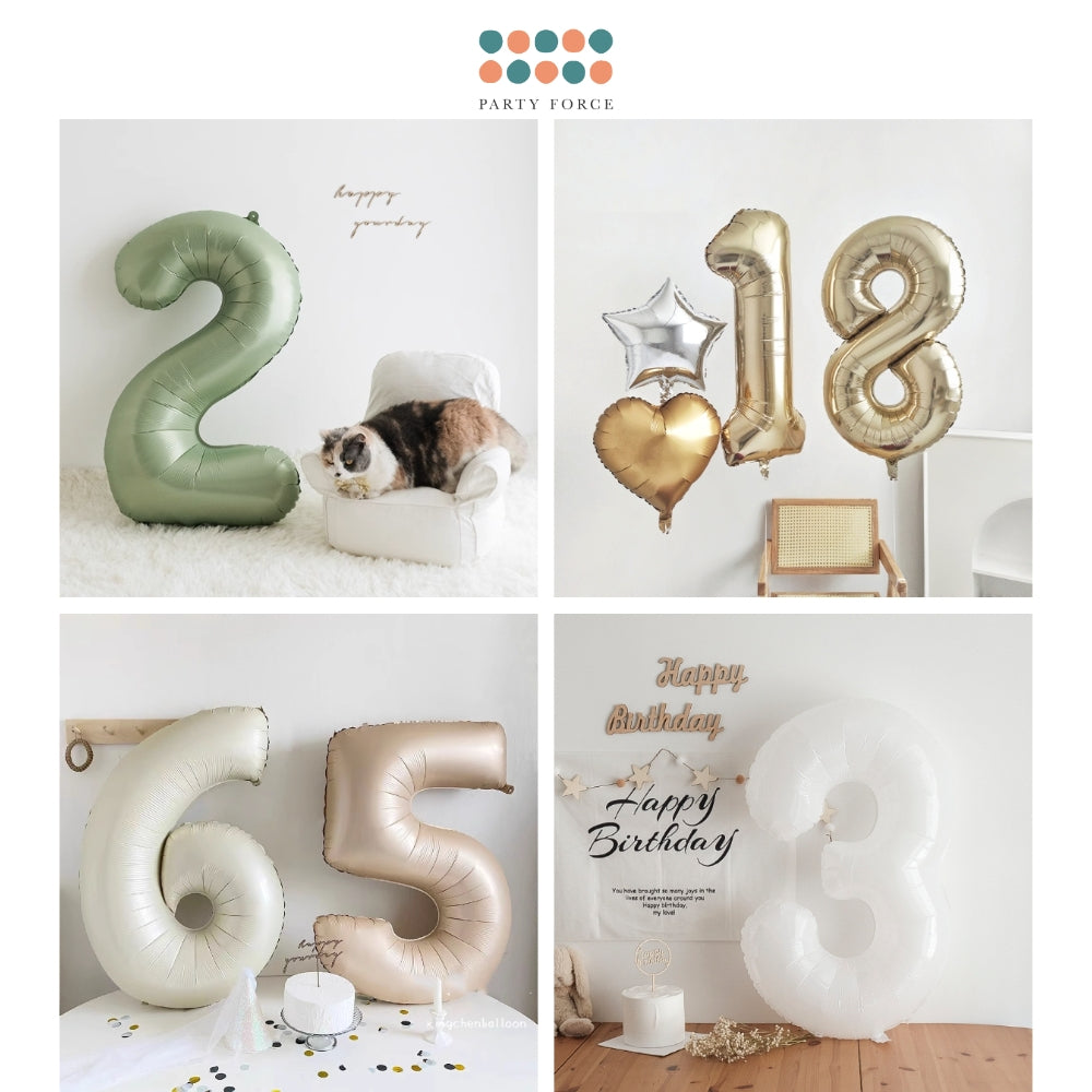 All 40inch Giant Number Balloon