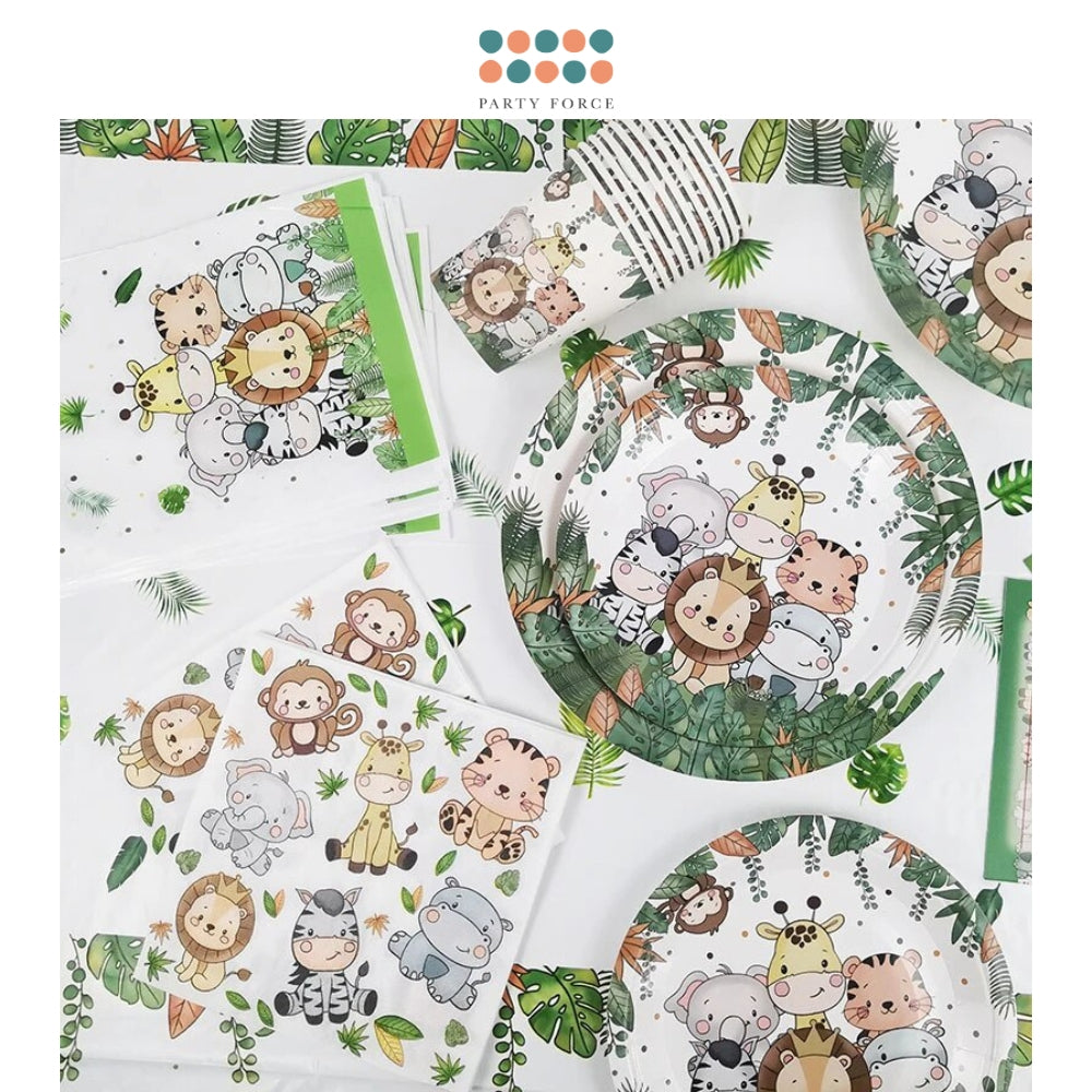 Animal Safari theme party balloon for Happy birthday Party Decoration