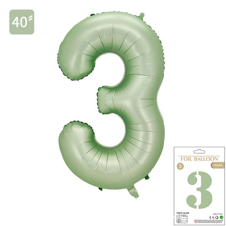 40 inch avocado number balloon for birthday party decoration