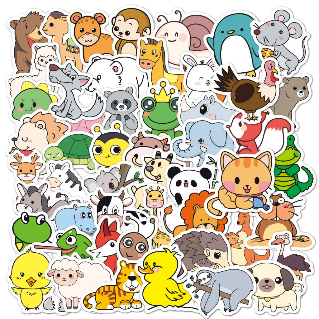 50pcs Sticker sets Cute Cartoon stickers for kids birthday goodie bag gift