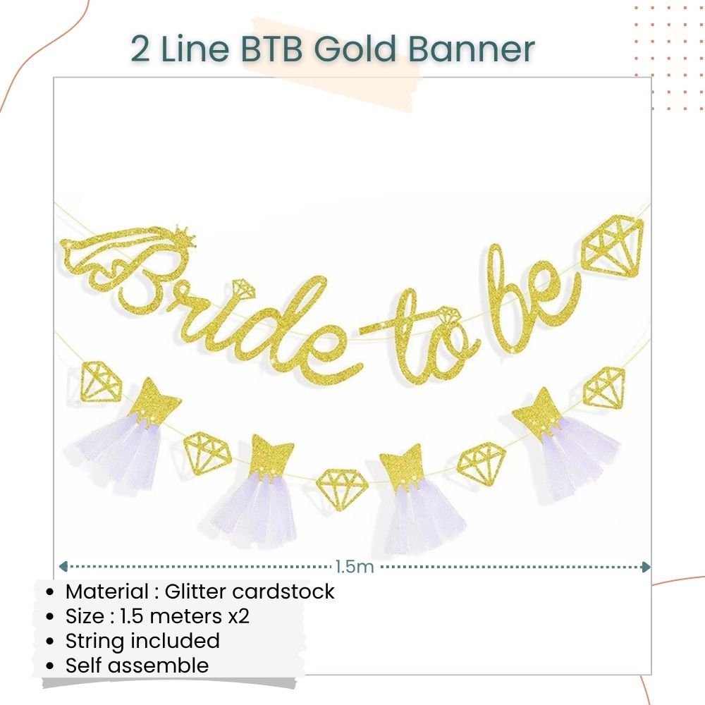 Bride to be Sash Tiara Veil Robe Bridal Shower Balloon Hen Party Bachelorette Party