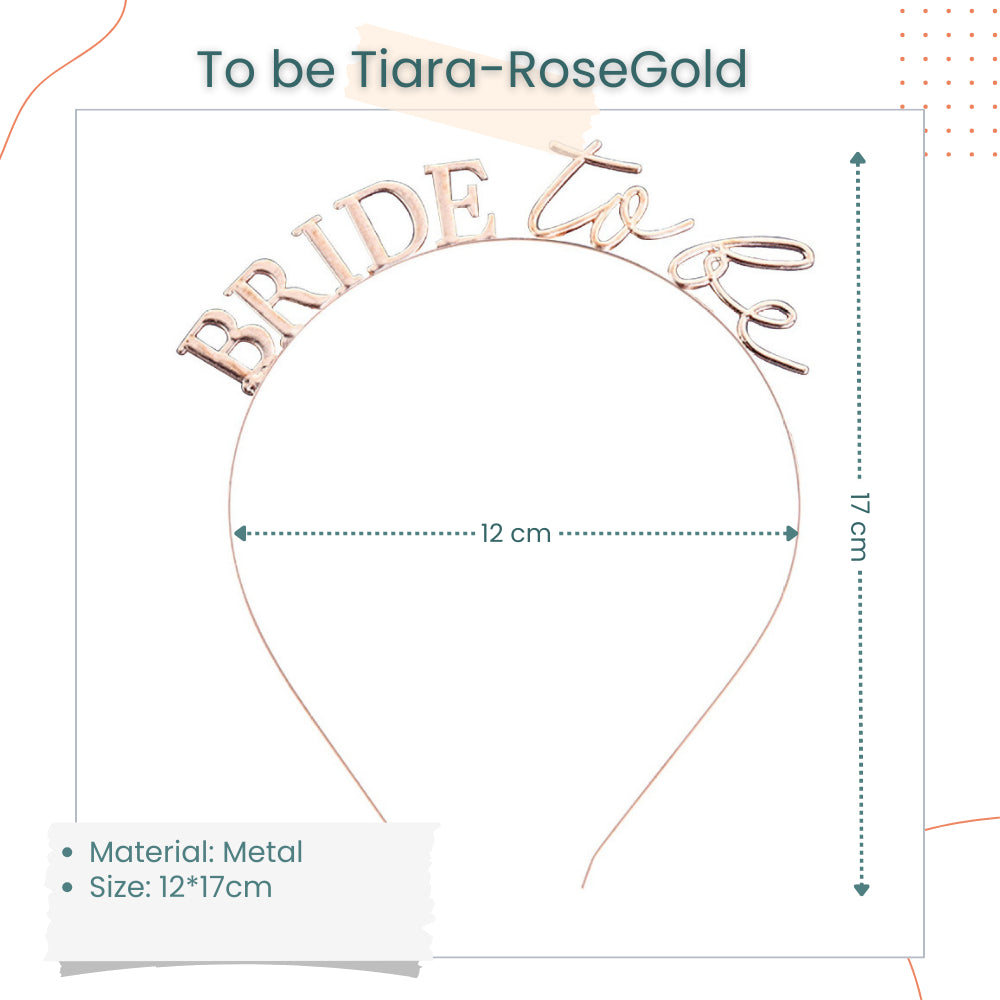 Bride to be Sash Tiara Veil Robe Bridal Shower Balloon Hen Party Bachelorette Party