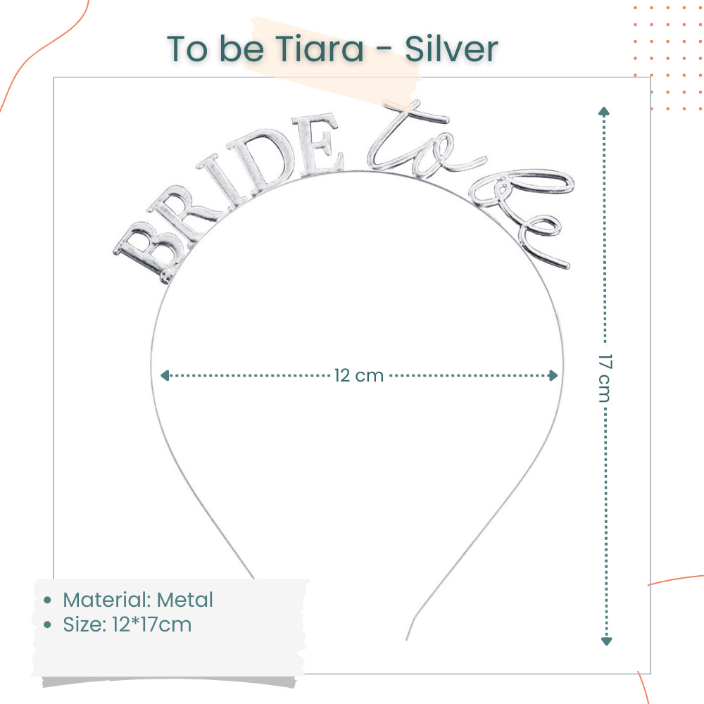 Bride to be Sash Tiara Veil Robe Bridal Shower Balloon Hen Party Bachelorette Party