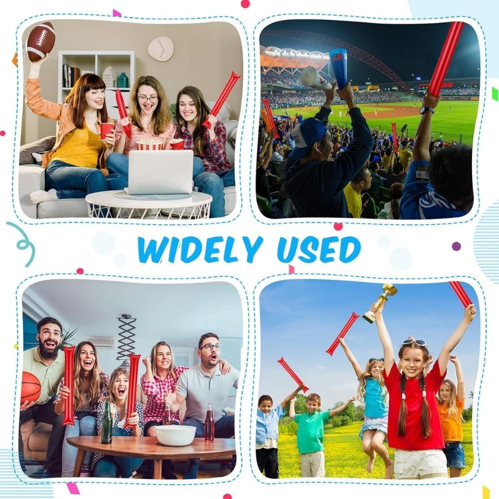 Balloon Clappers Cheer Pong Pong Cheering Stick Sporting Events Party Concert Noisy Celebrations