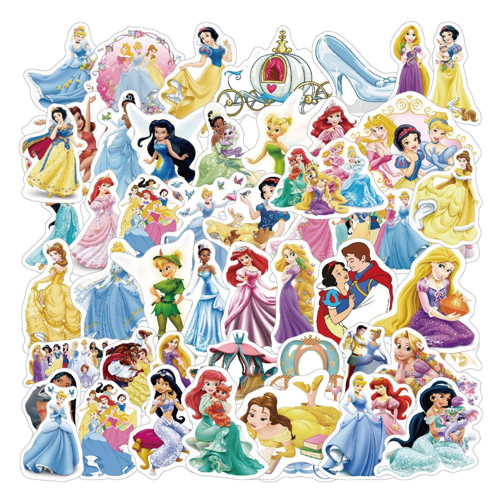 50pcs Sticker sets Cute Cartoon stickers for kids birthday goodie bag gift