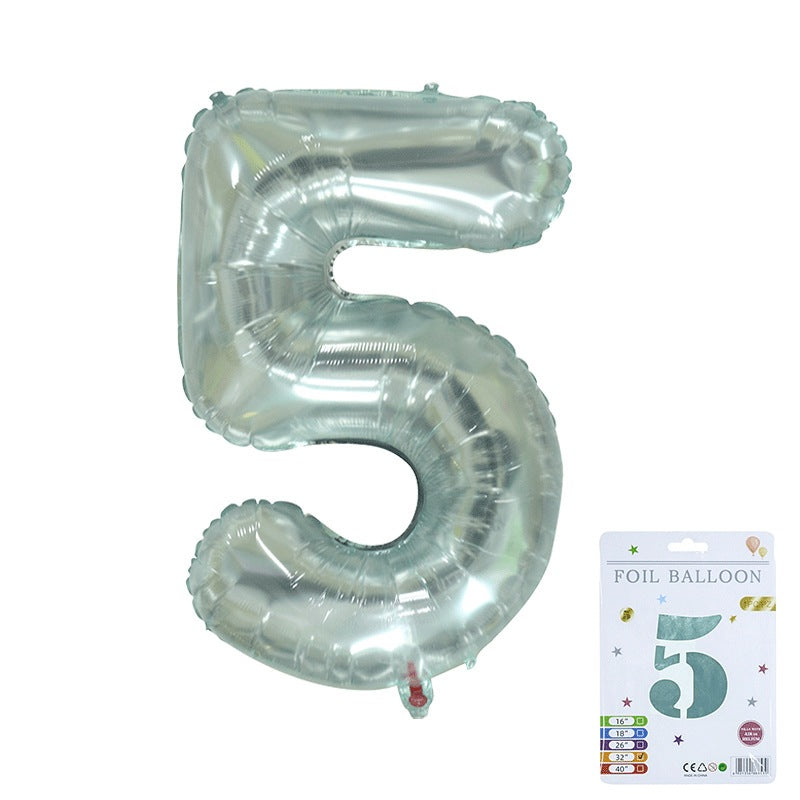 All 32inch Number Balloon No Helium 32 inch Number Balloon