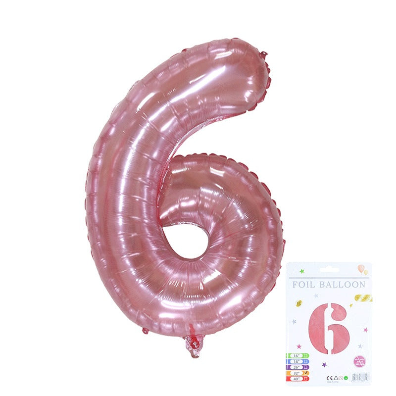 All 32inch Number Balloon No Helium 32 inch Number Balloon