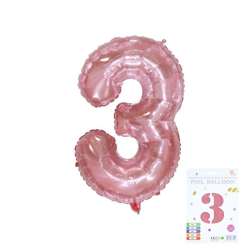 All 32inch Number Balloon No Helium 32 inch Number Balloon