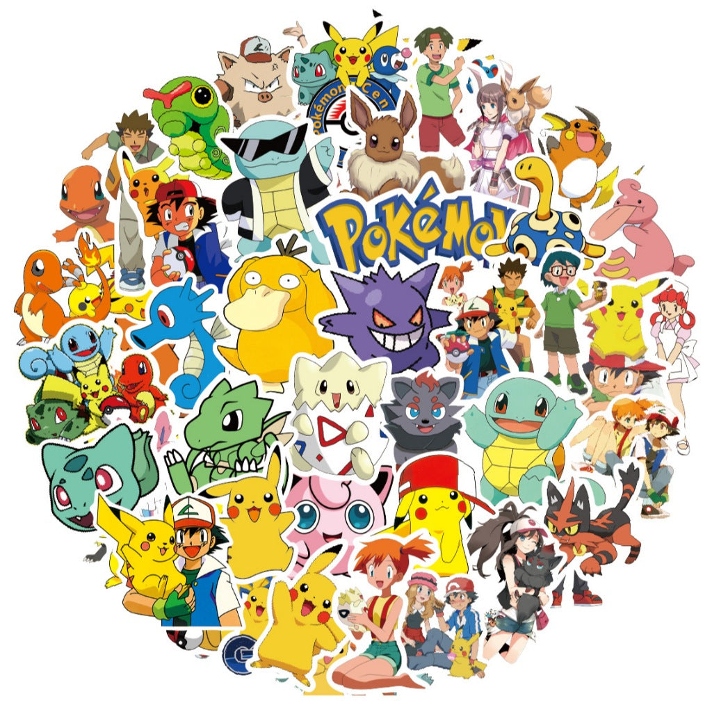 50pcs Sticker sets Cute Cartoon stickers for kids birthday goodie bag gift