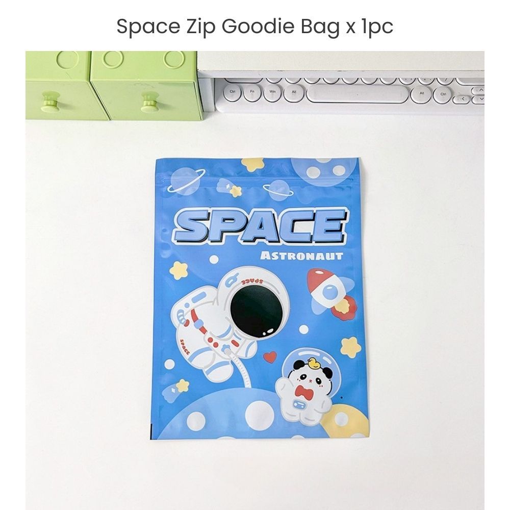 Cute Space Theme Surprise Blind Ziplock Gift Bag for Birthday Students Gift Packaging