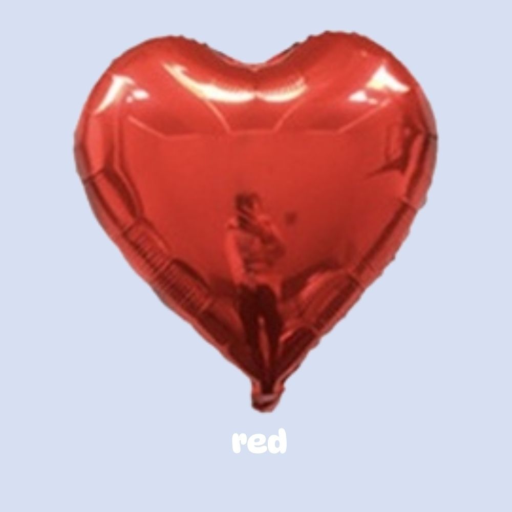 Individual Helium Inflated Heart Balloon Star Balloon