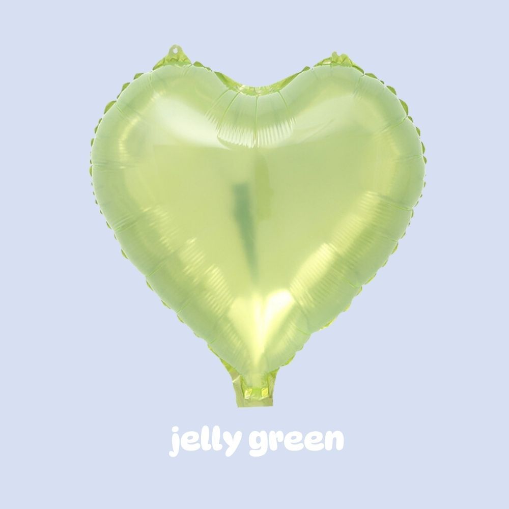 Individual Helium Inflated Heart Balloon Star Balloon