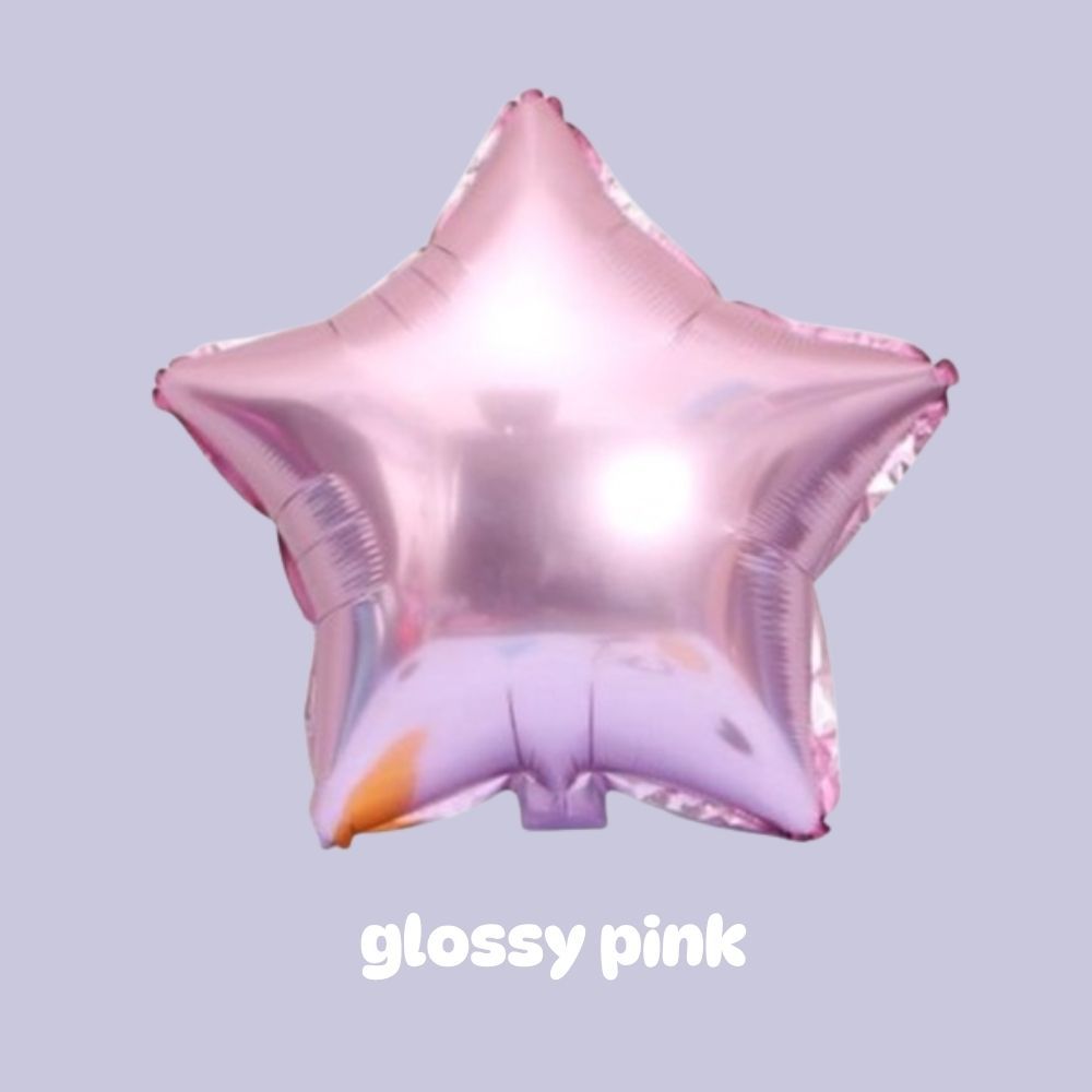 Individual Helium Inflated Heart Balloon Star Balloon