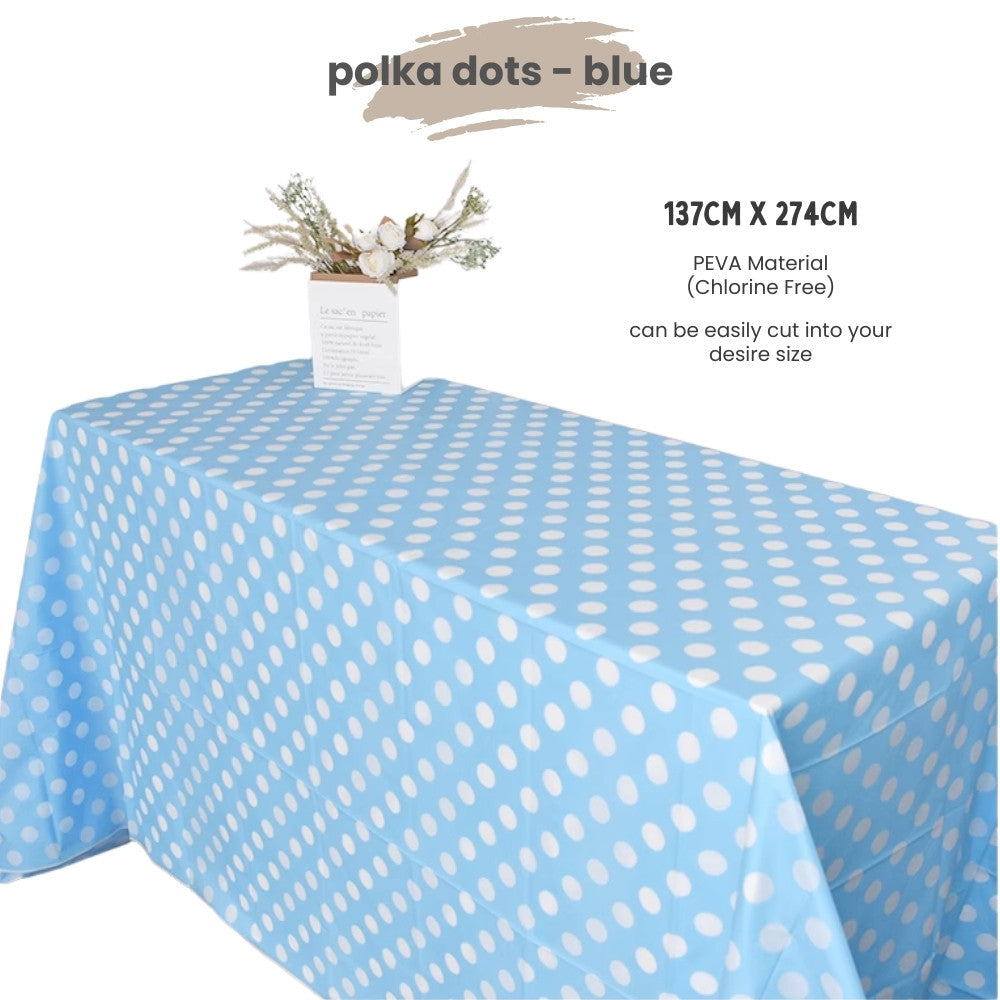 Disposable table cloth Waterproof table cover for birthday party wedding events