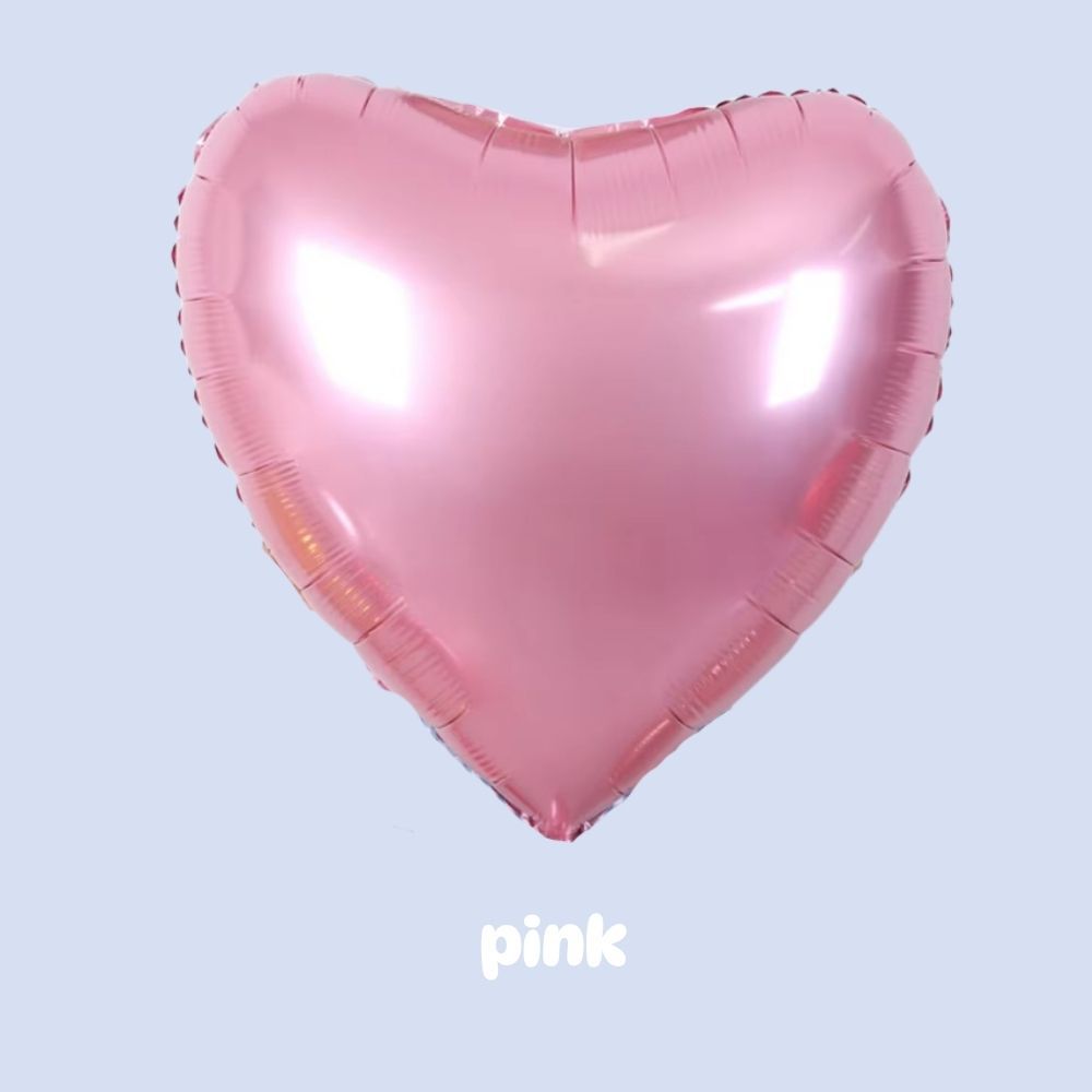 Individual Helium Inflated Heart Balloon Star Balloon